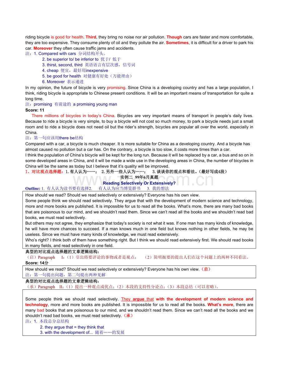 [英语四级综合]新东方调色版笔记（作文）+.doc_第2页