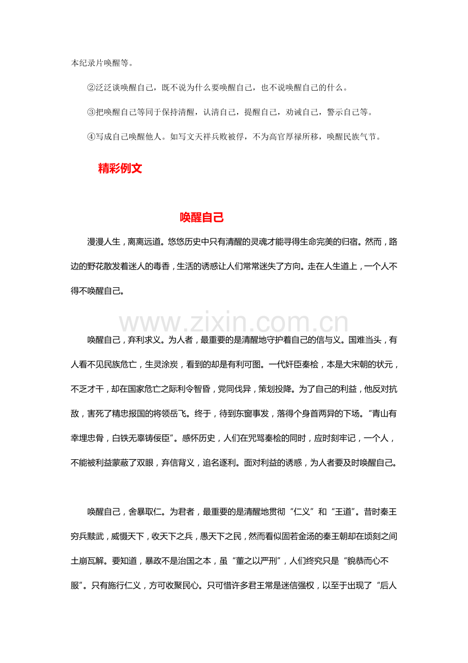 决胜2009高考语文二轮专题复习学案：写作典型案例（八）.doc_第2页