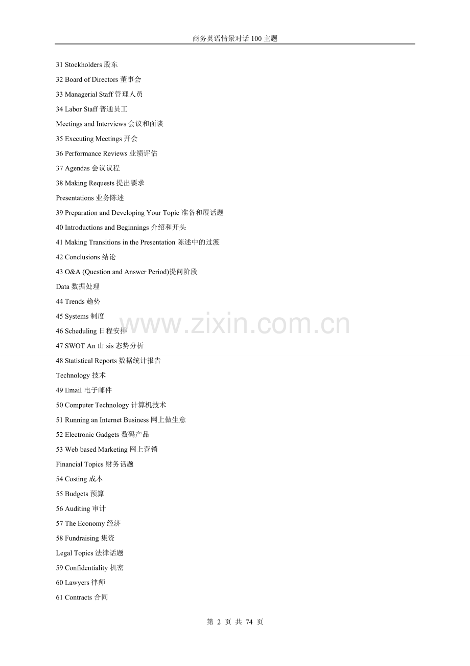 商务英语情景对话100主题.doc_第2页