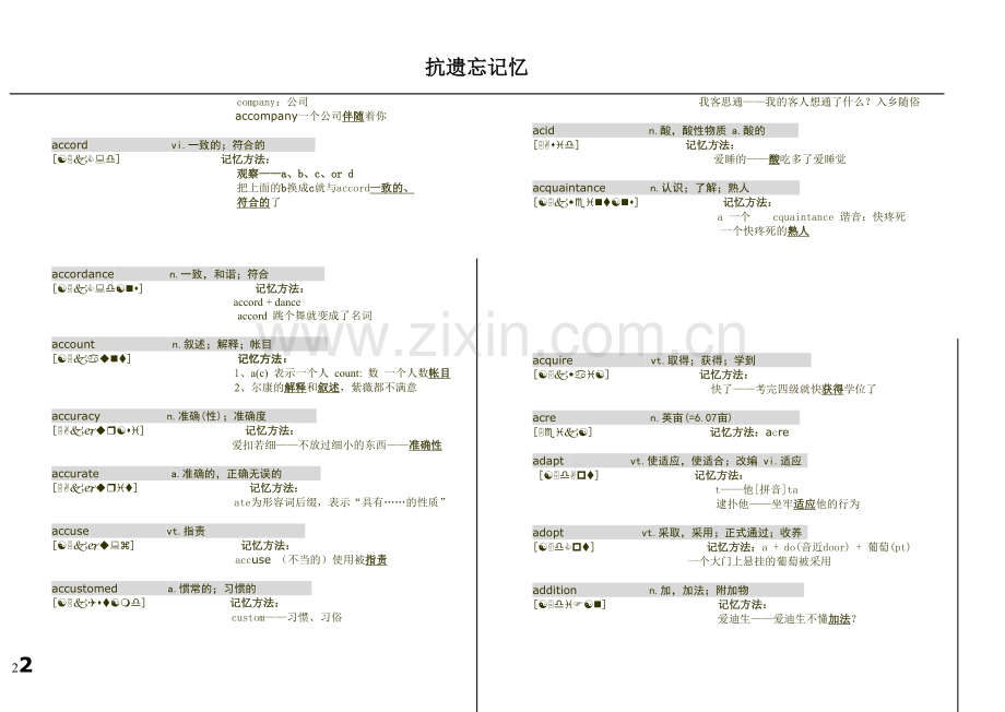 把四级英语单词复制到你的大脑.doc_第2页