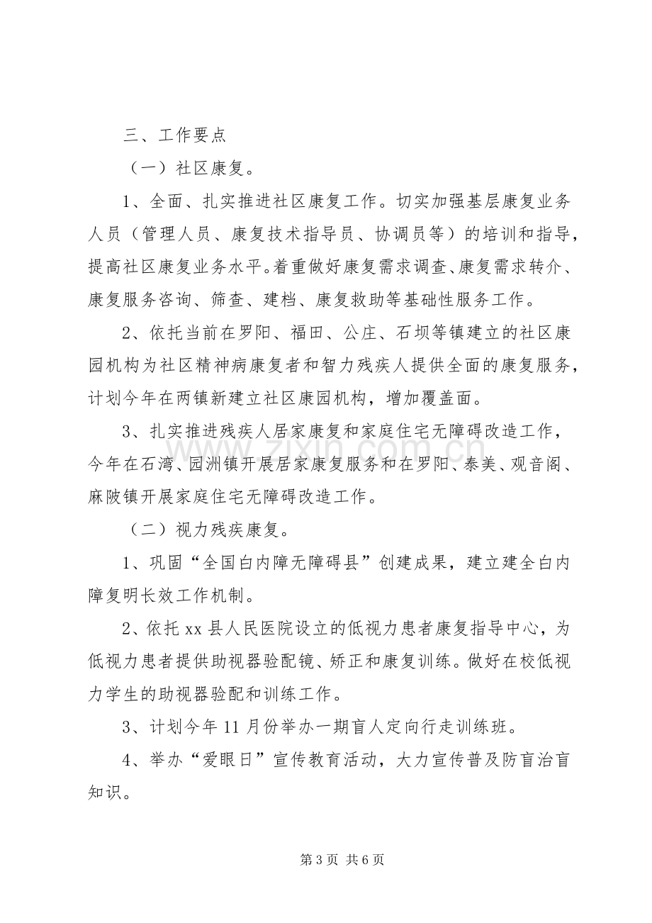 XX年乡镇残联工作计划.docx_第3页