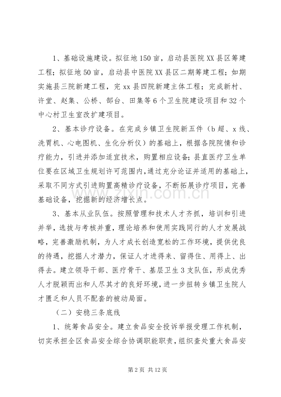 乡镇卫生局的年度卫生工作计划.docx_第2页