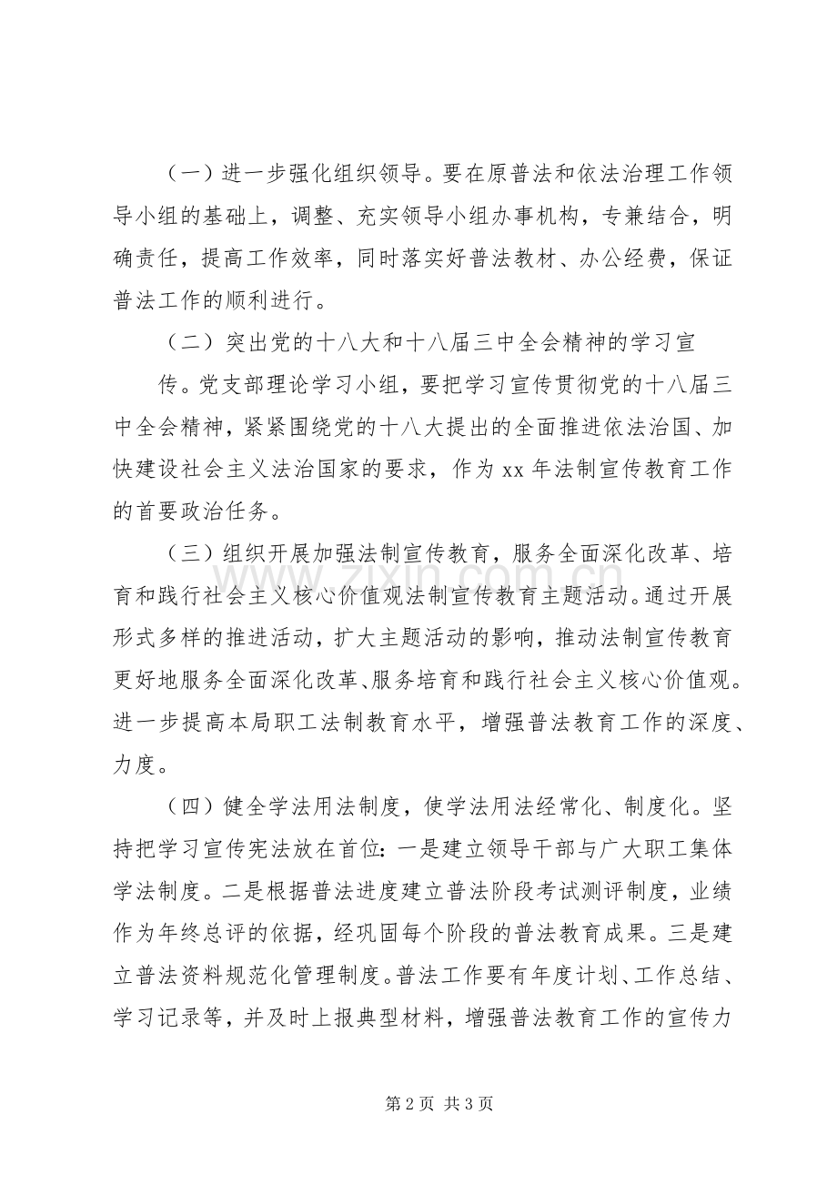 农业局普法依法治理工作计划.docx_第2页