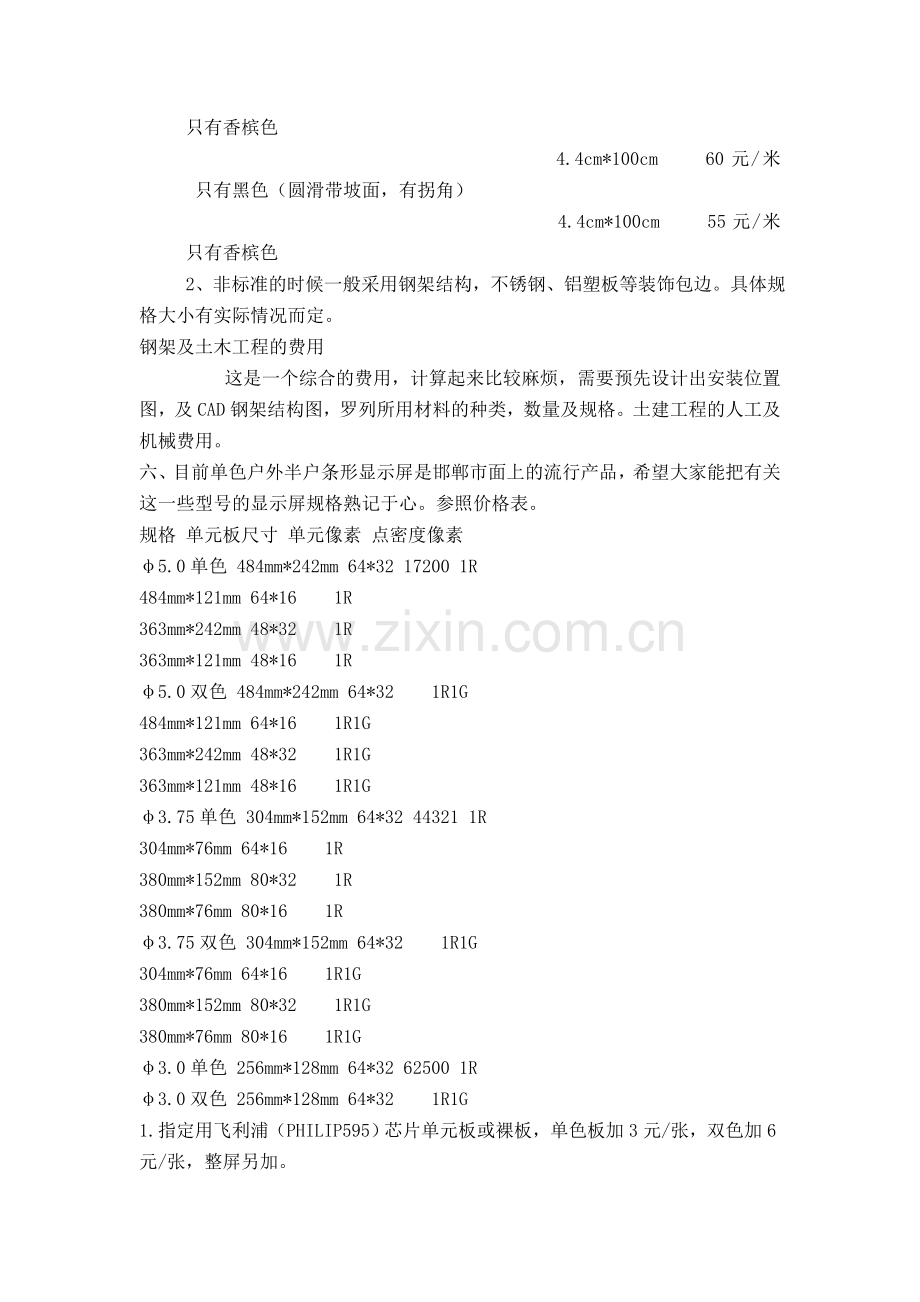 LED电子显示屏工程报价计算方法.doc_第2页