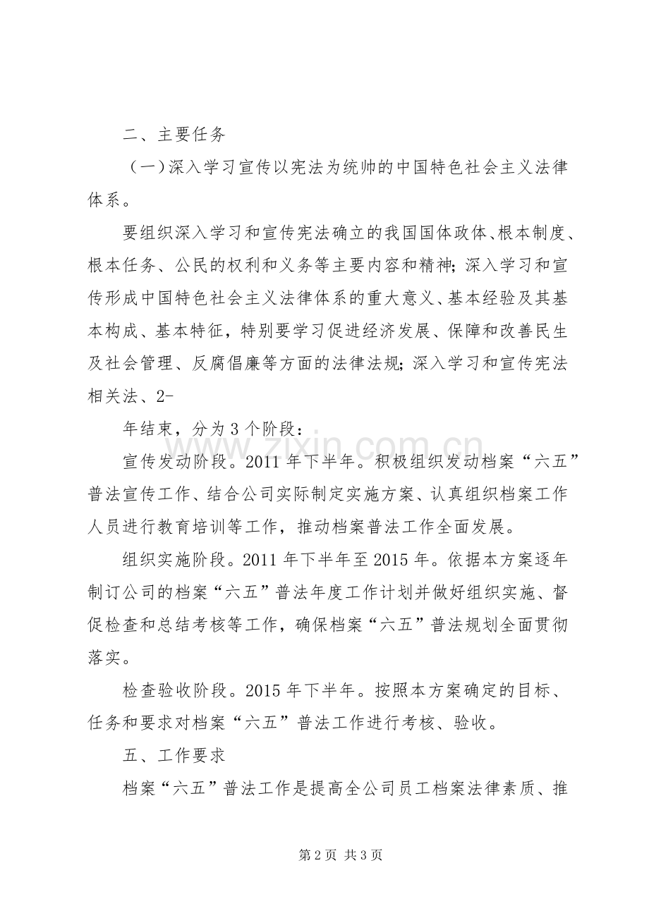 洛万乡教育系统“六五”普法规划实施方案 .docx_第2页