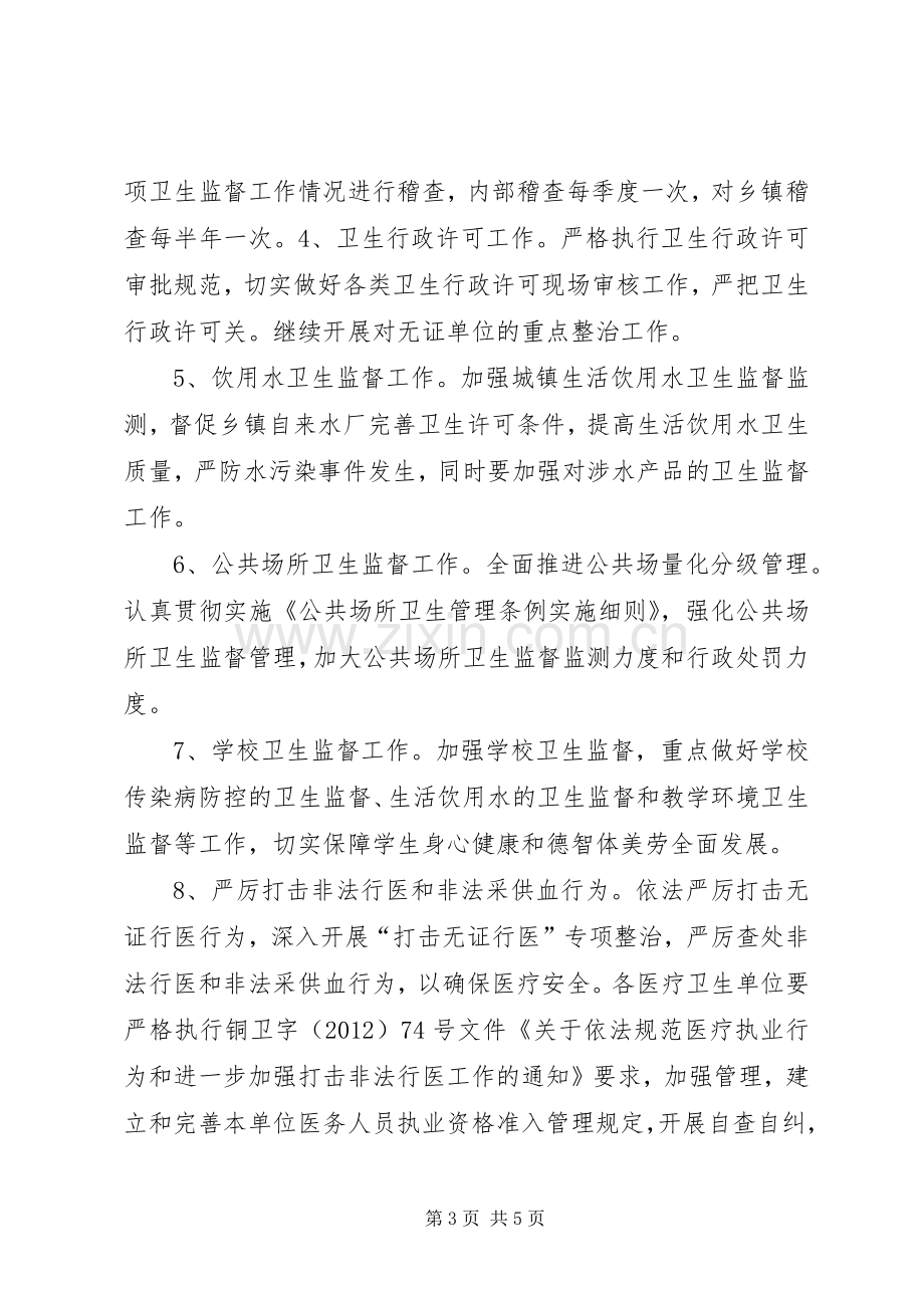 县XX年卫生监督工作计划.docx_第3页