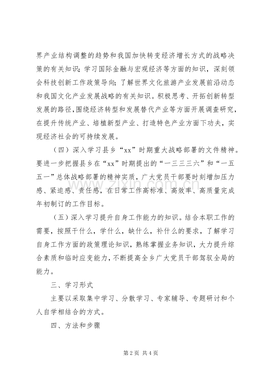 20XX年党员学习计划.docx_第2页