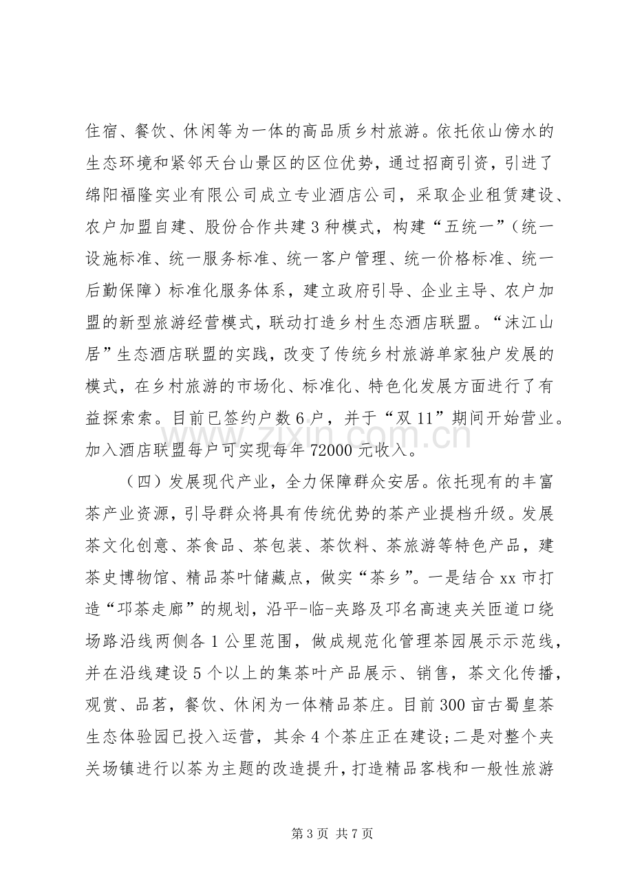 乡镇党委会工作总结和下一步工作计划.docx_第3页