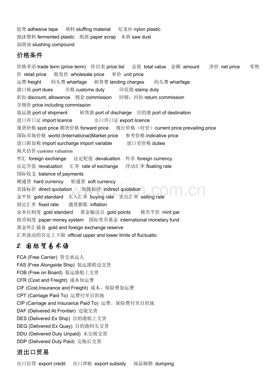 外贸常用英语词汇大全.doc_第2页