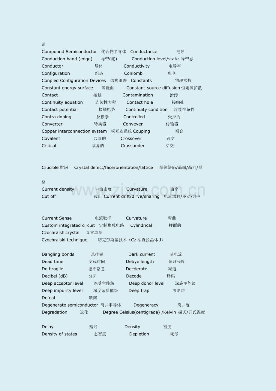 电子英语证书考试(PEC)-集成电路词汇汇总.doc_第3页