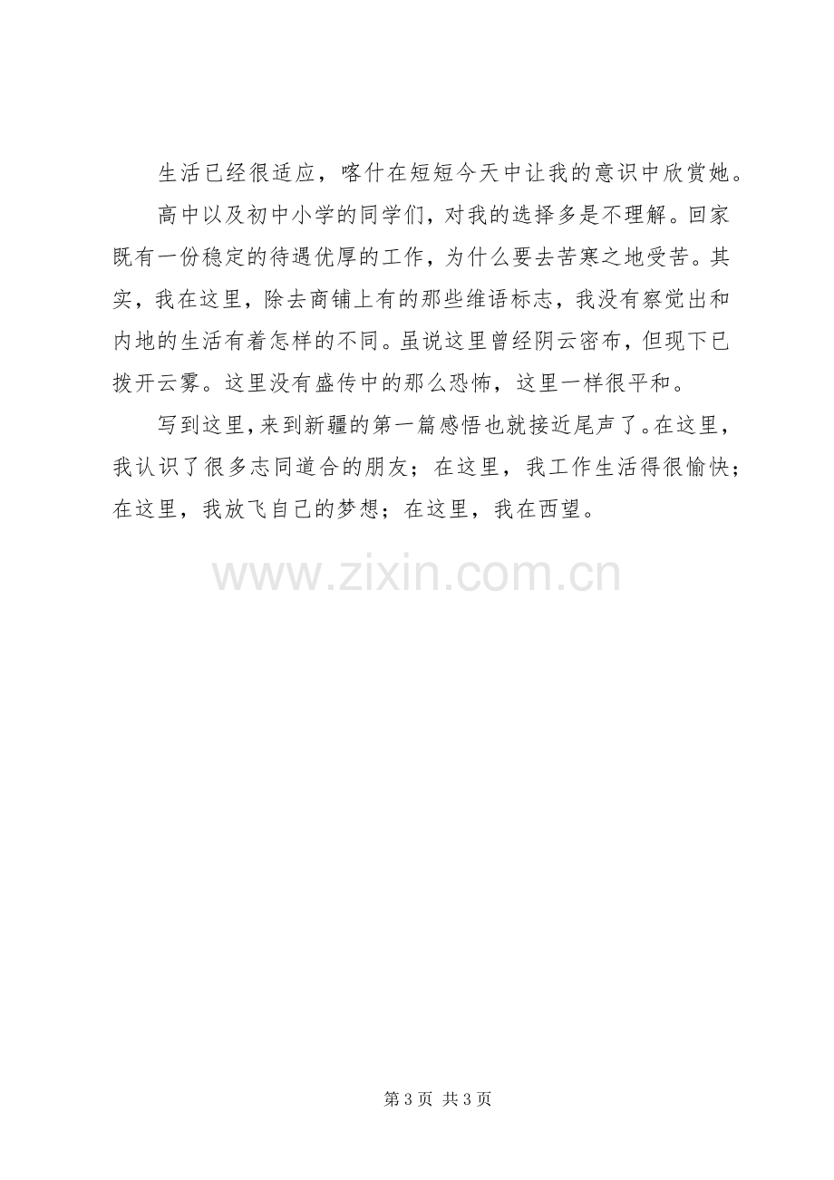 西部计划志愿者工作感悟 .docx_第3页