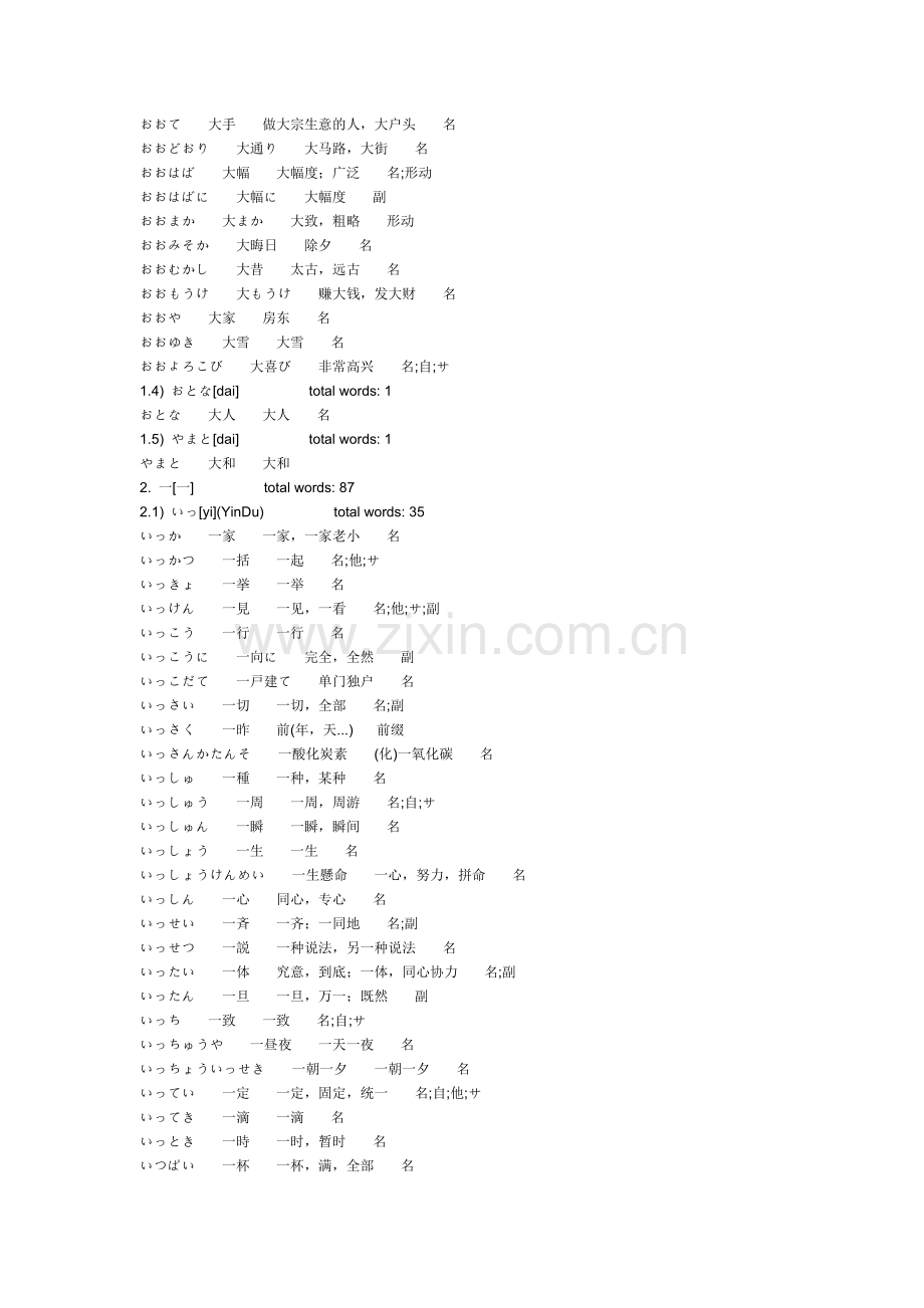 常用日语单词音讯归类.doc_第3页