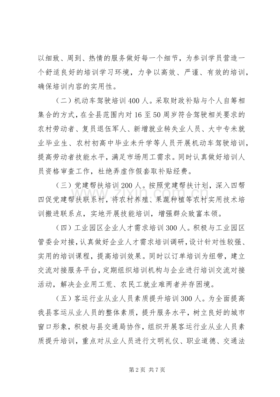 职业技能培训工作计划.docx_第2页