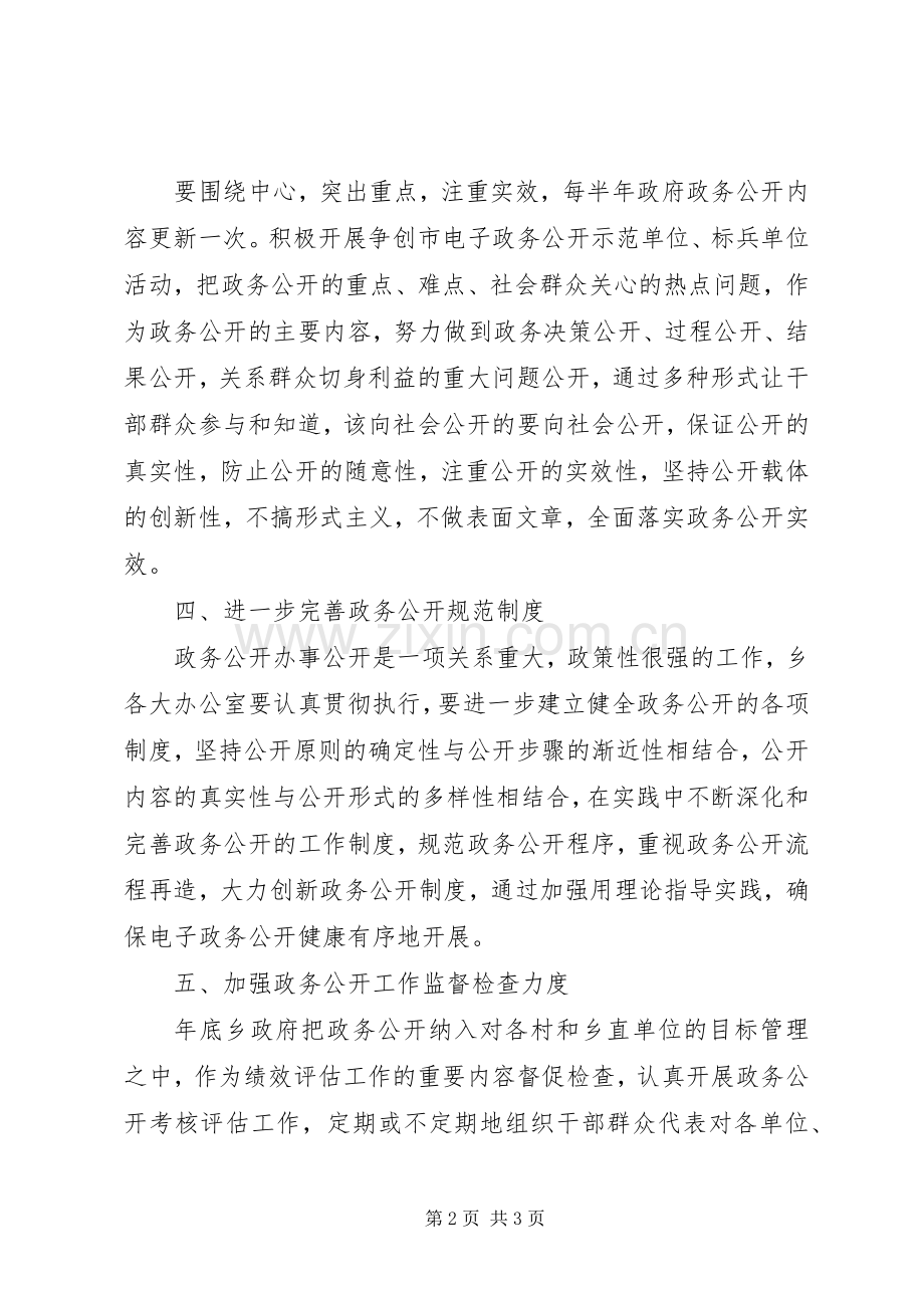 乡年度政务公开工作计划 .docx_第2页