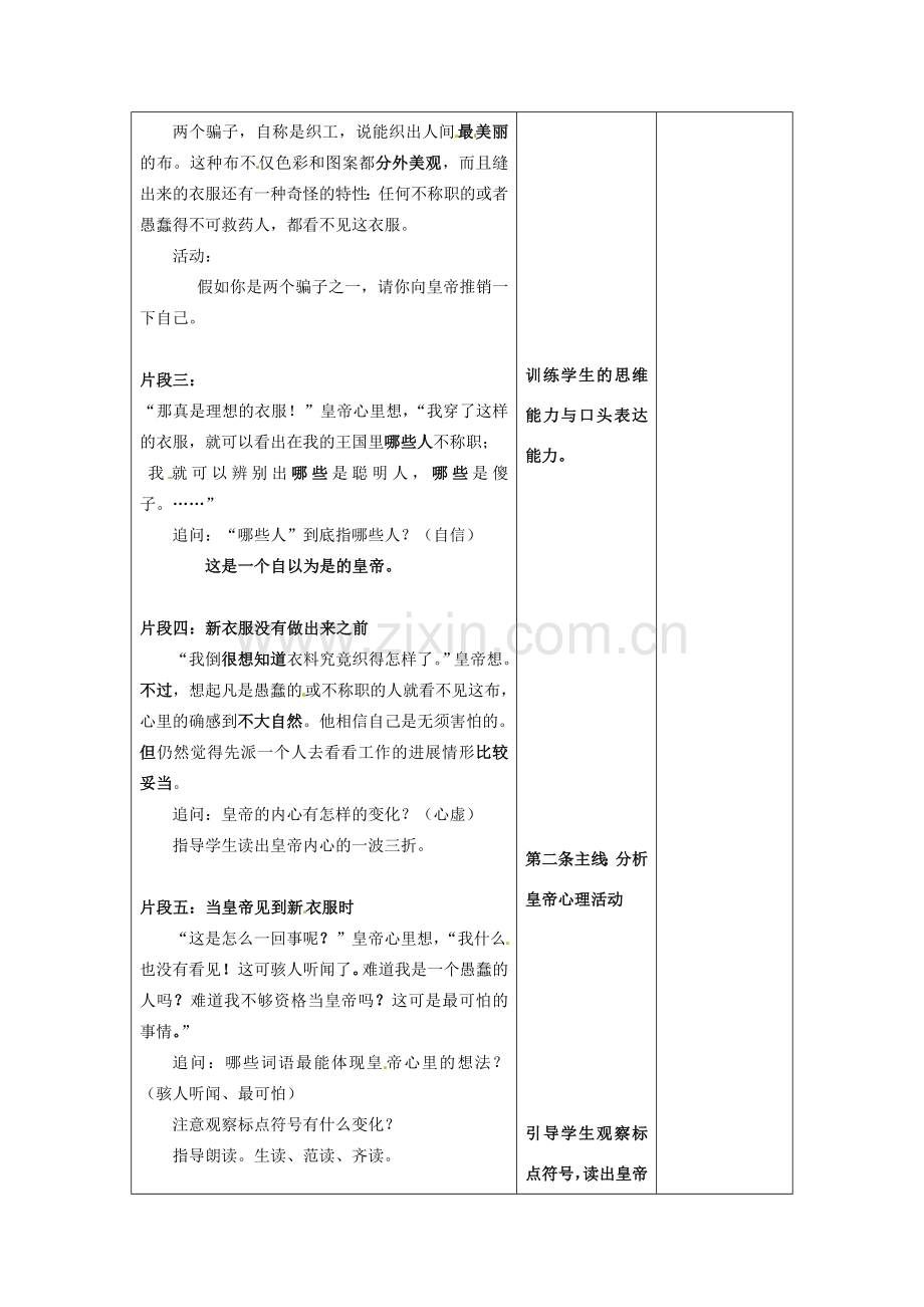 （秋季版）七年级语文上册 3《皇帝的新装》教案 河大版-河大版初中七年级上册语文教案.doc_第2页