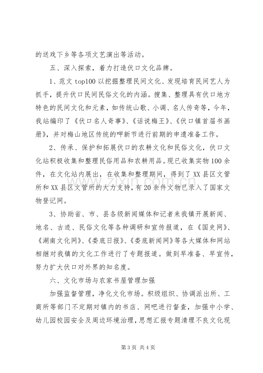 乡镇文化站XX年工作总结及XX年规划.docx_第3页