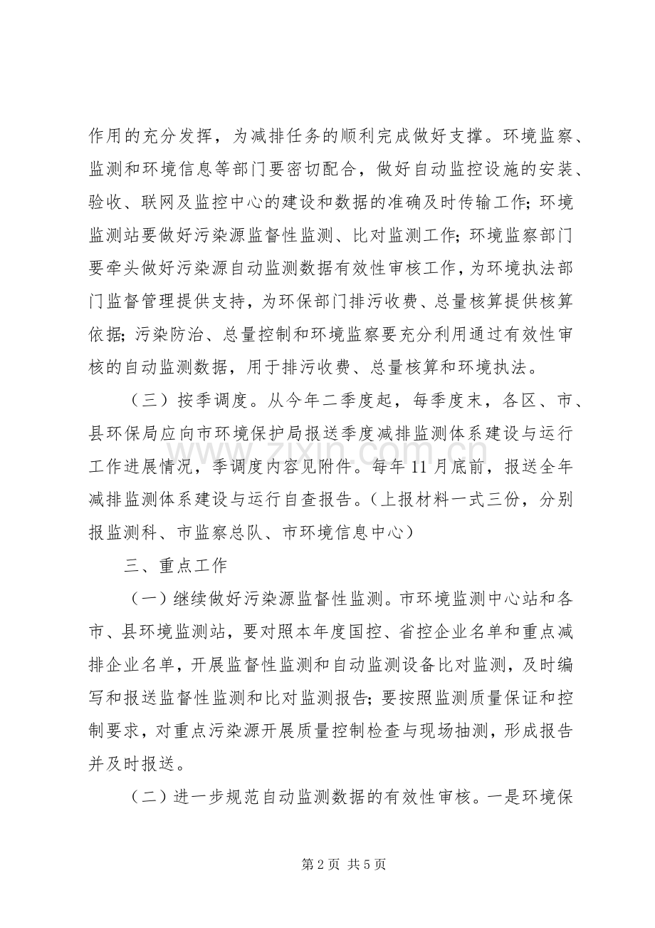 主要污染物总量减排监测体系建设计划.docx_第2页