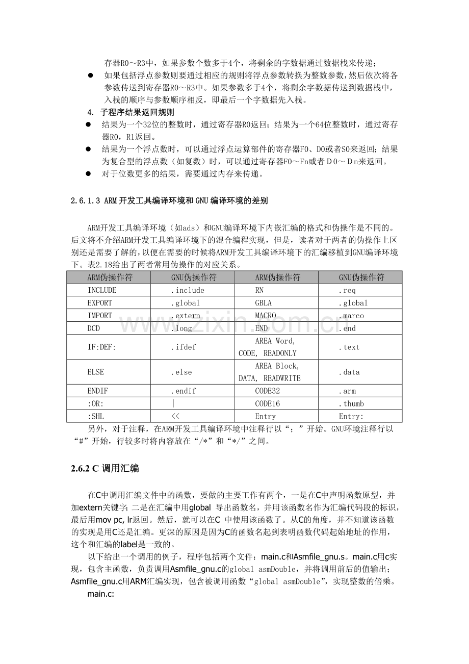 嵌入式Linux下C及汇编混合编程.doc_第2页