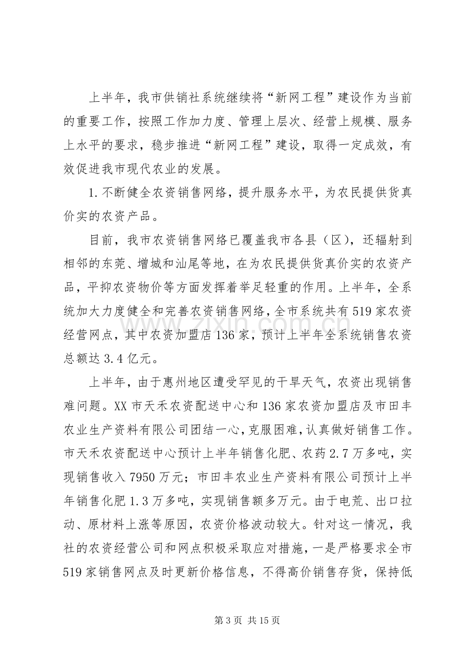 市供销社上半年工作总结及下半年工作计划.docx_第3页