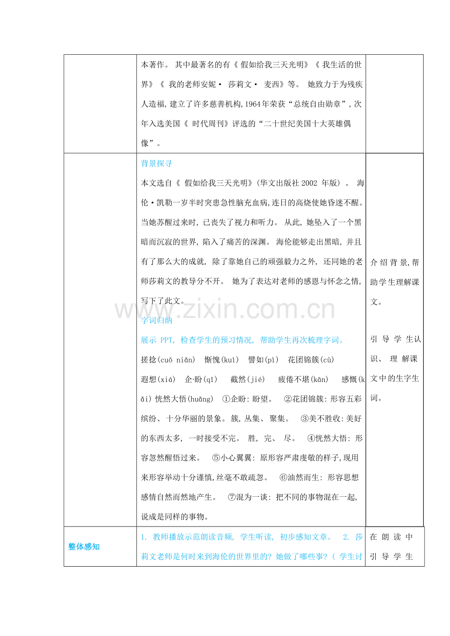 七年级语文上册 第三单元 多彩童年 10 再塑生命的人高效教案 新人教版-新人教版初中七年级上册语文教案.docx_第2页