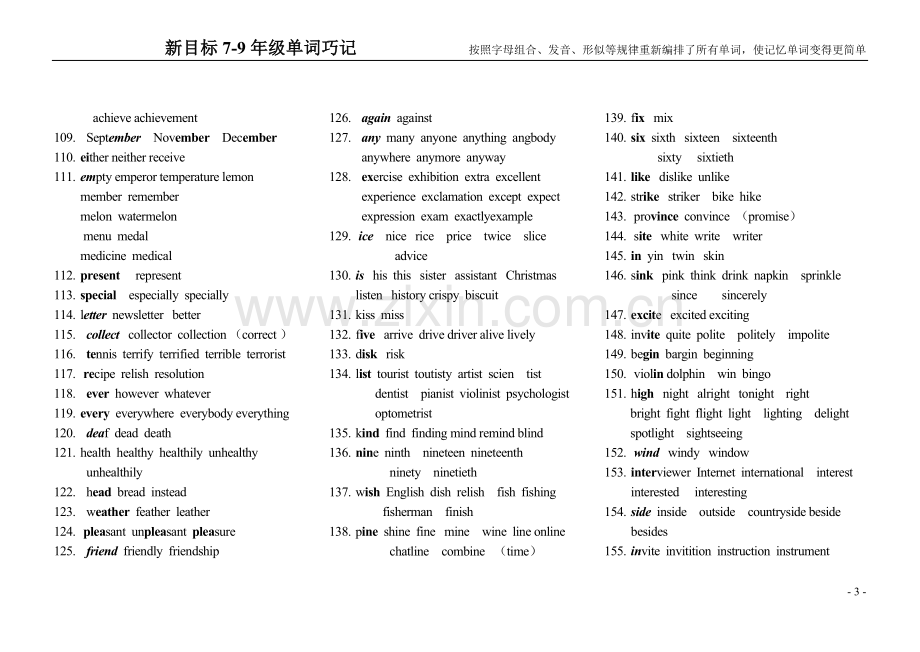 西点课业--中考英语单词巧记忆.doc_第3页