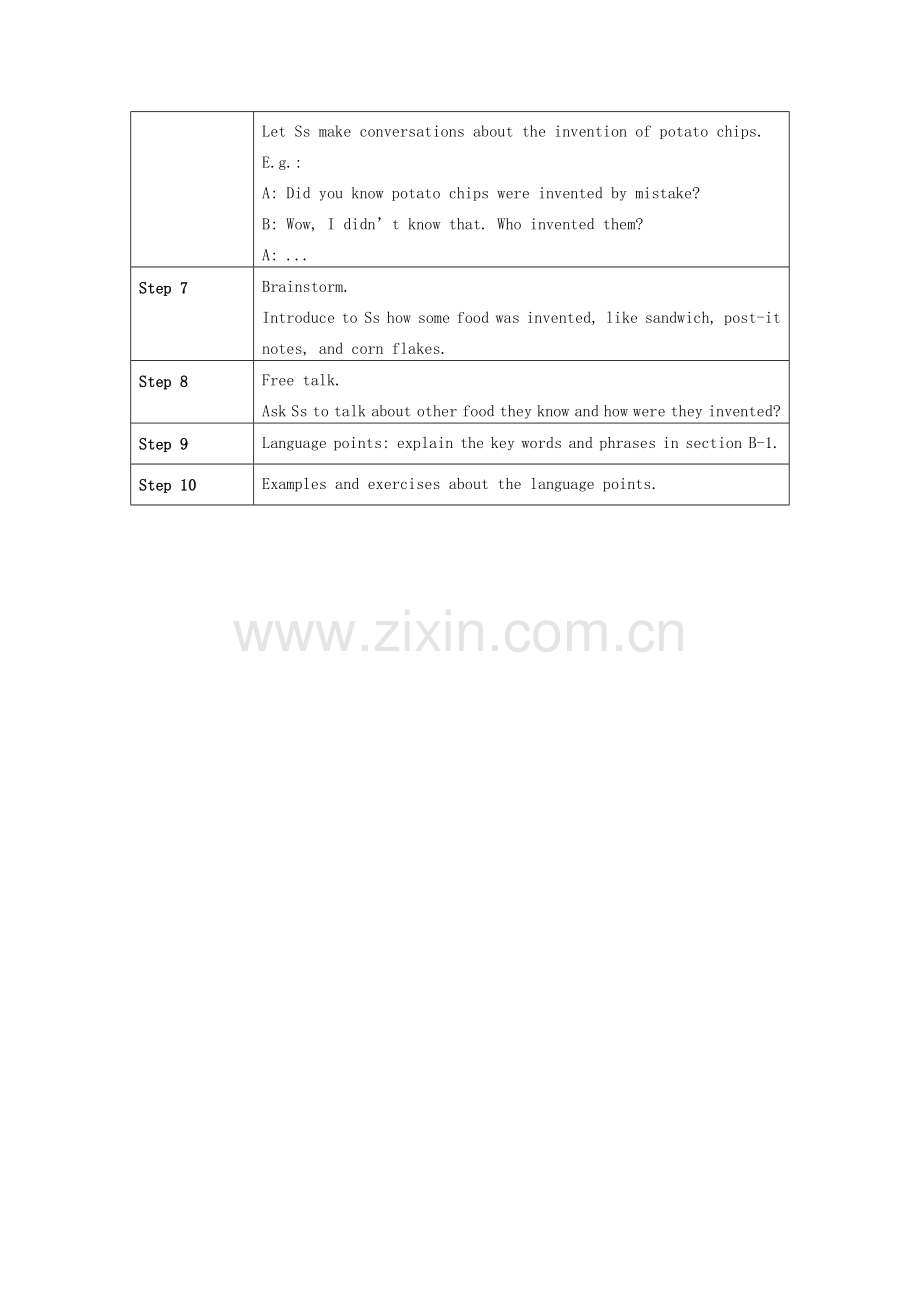 九年级英语全册 Unit 6 When was it invented section B 1教案 （新版）人教新目标版-（新版）人教新目标版初中九年级全册英语教案.doc_第2页