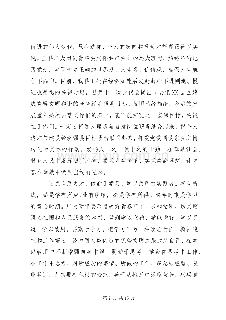 县领导共青团工作会议讲话发言稿.docx_第2页