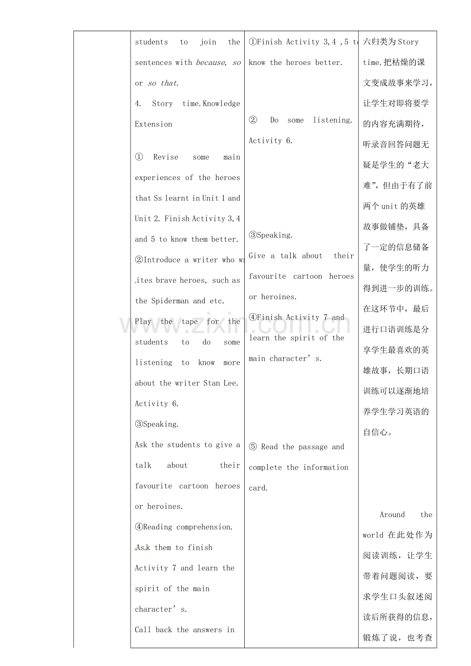 广东省惠东县教育教学研究室九年级英语上册 Module 3 Unit 3 Language in use教案 （新版）外研版.doc_第3页