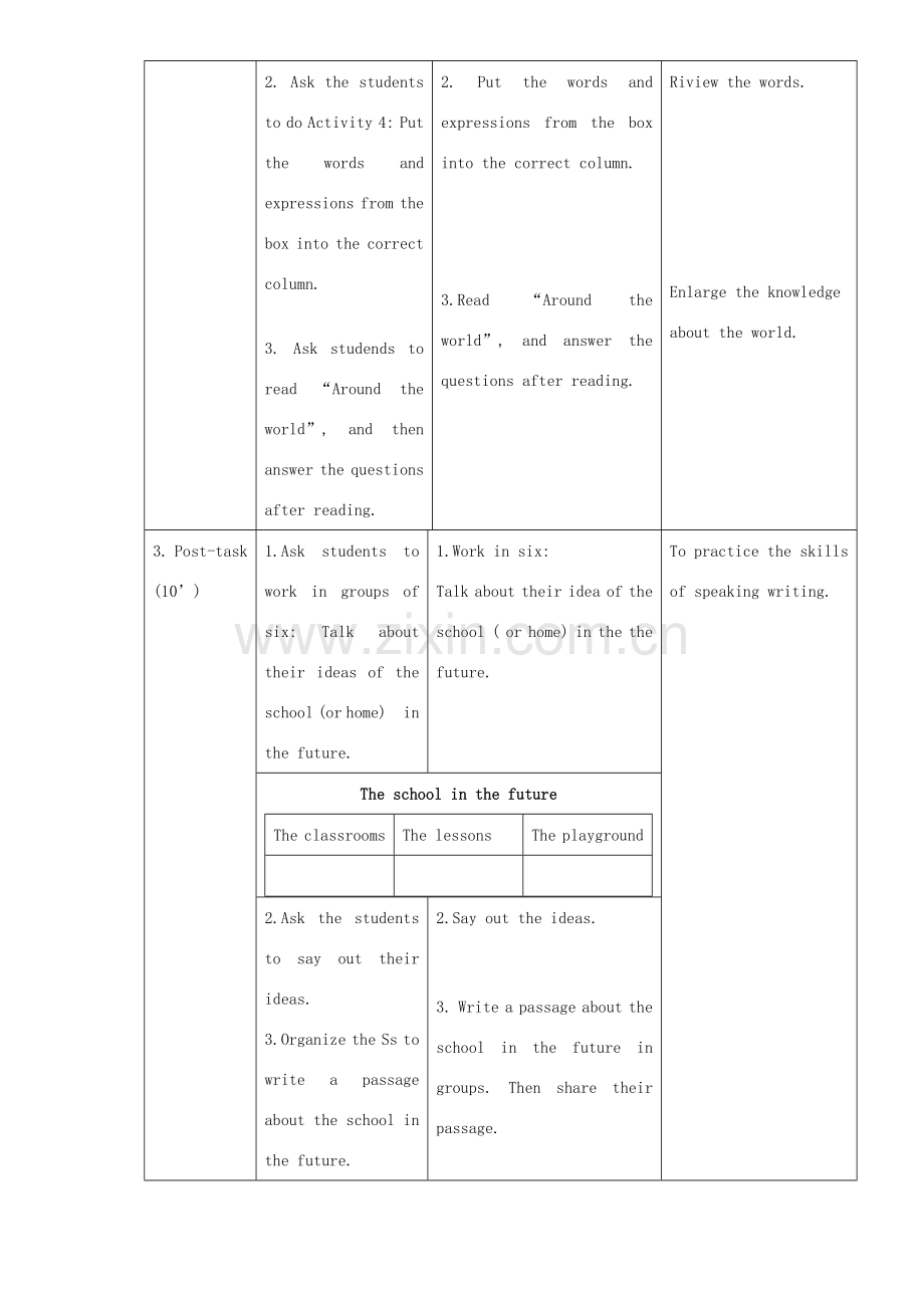 广东省惠东县教育教学研究室七年级英语下册 Module 4 Unit 3 Language in use教案 （新版）外研版.doc_第2页