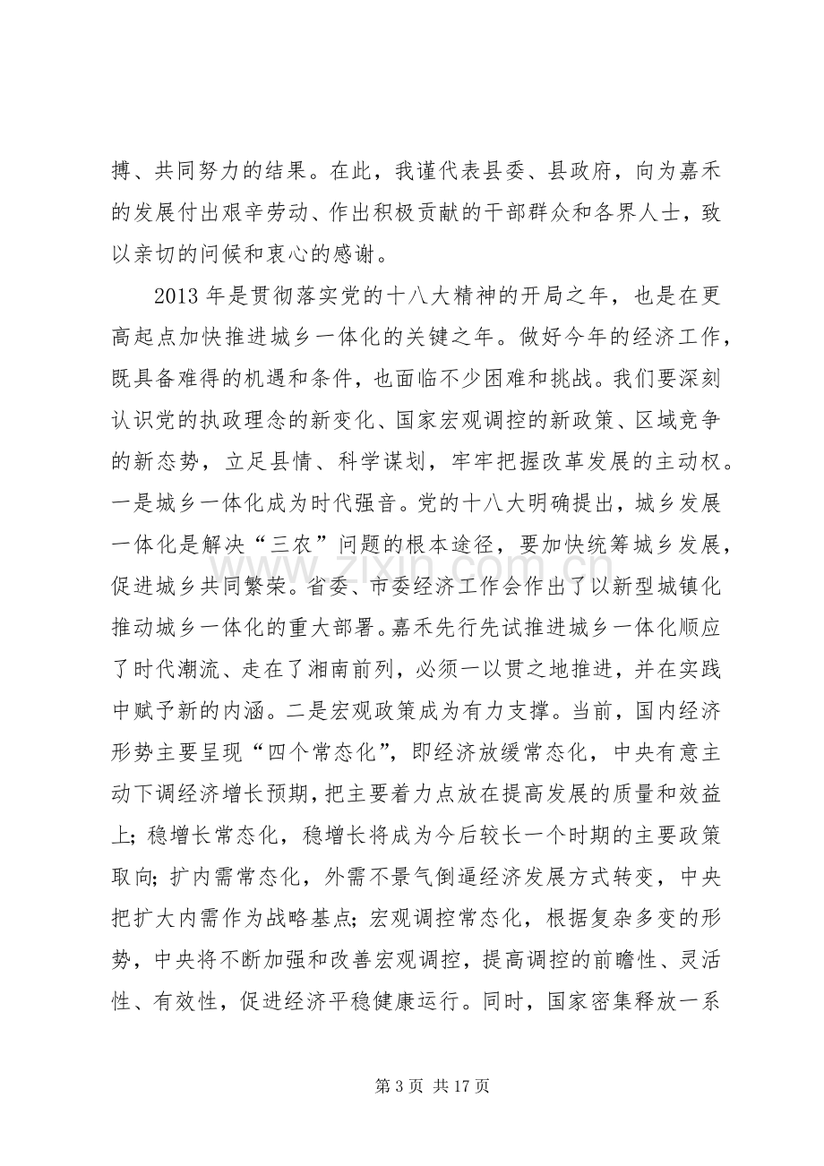 在县委经济工作会议上的讲话发言.docx_第3页