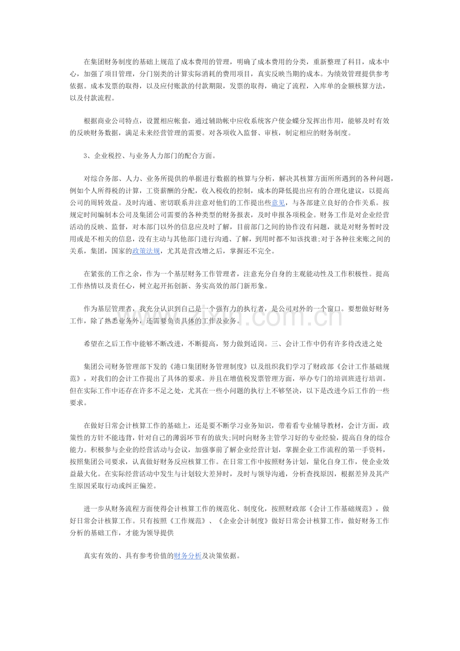 财务经理试用期工作总结.doc_第2页