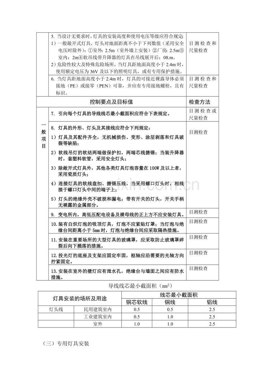 【中海地产】施工质量控制流程及控制要点：电气照明工程.docx_第3页