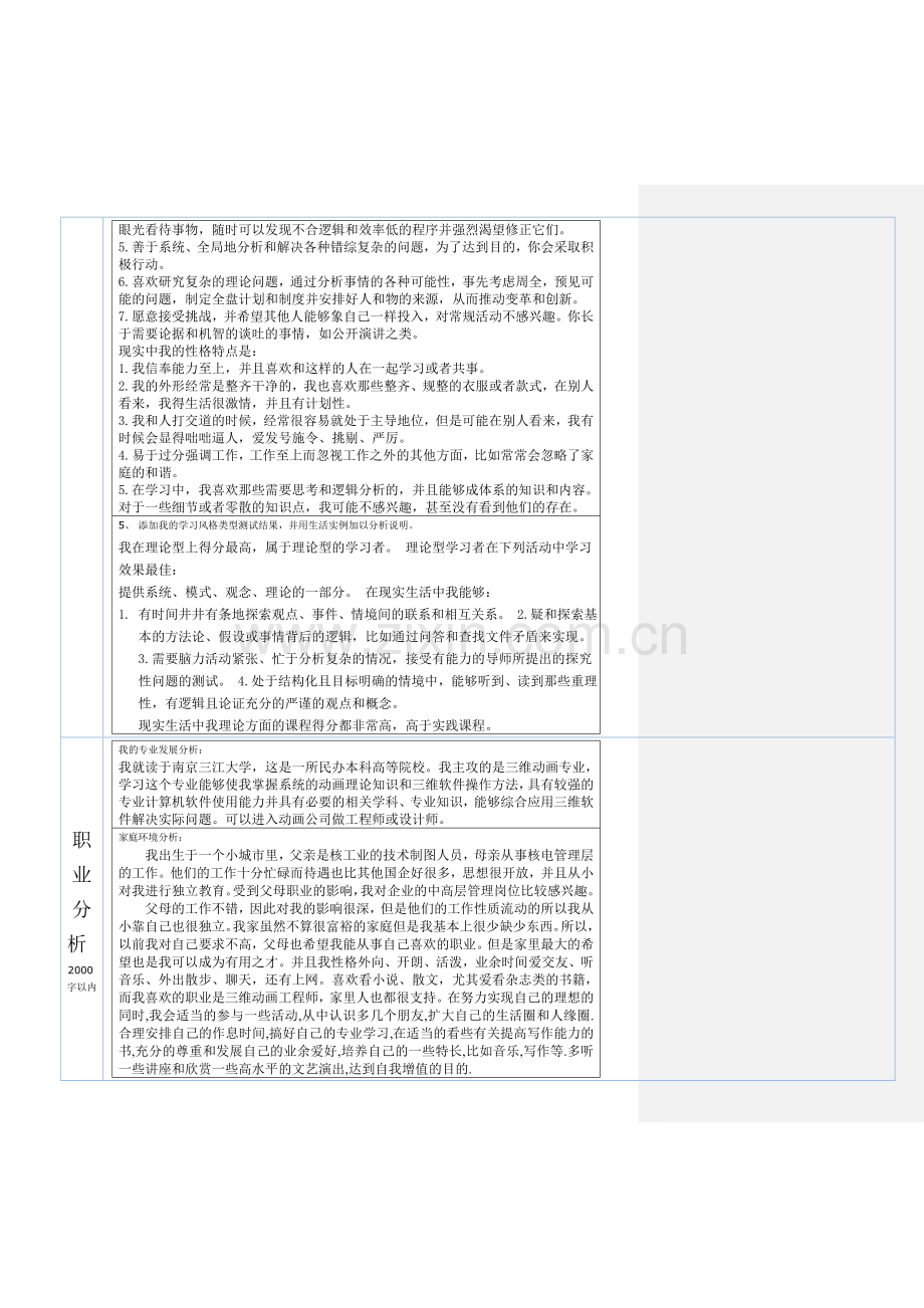 大学生生涯规划登记表.doc_第3页