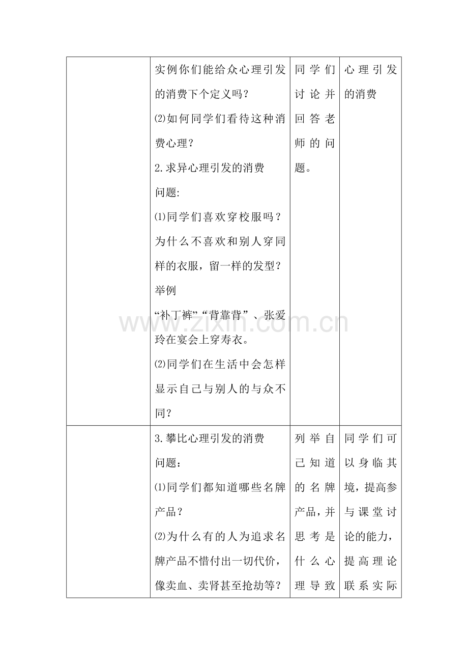 树立正确的消费观教学过程和教学反思.doc_第3页