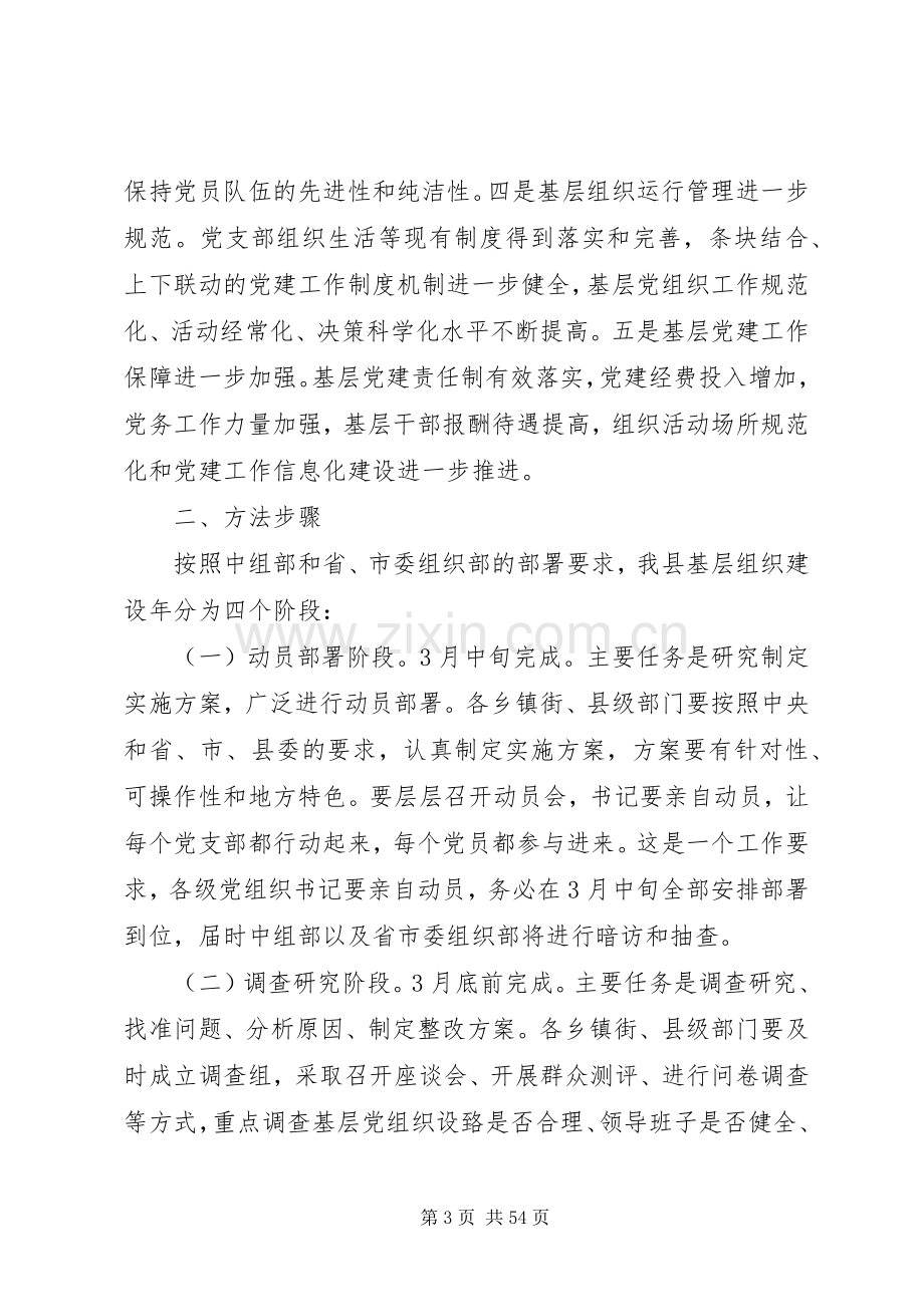 县委组织部长在基层组织建设年工作会上的讲话发言.docx_第3页