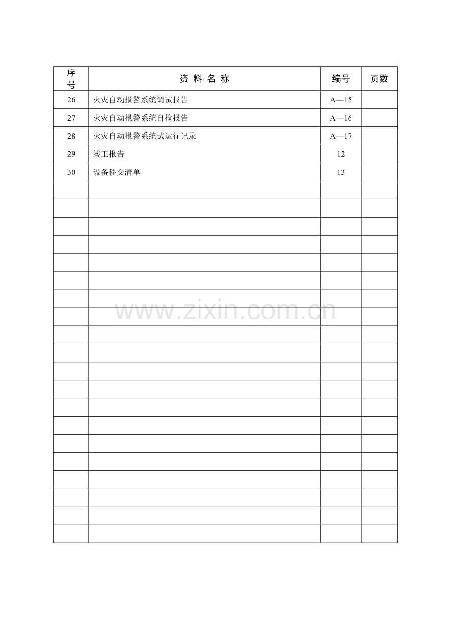 火灾自动报警系统施工安装质量记录-天使梦.docx_第3页