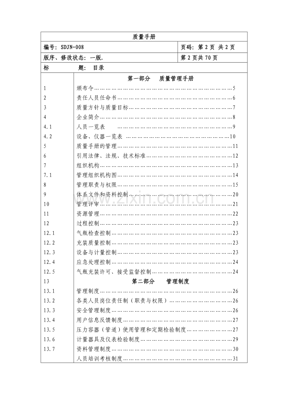 CNG汽车加气站质量手册.docx_第2页