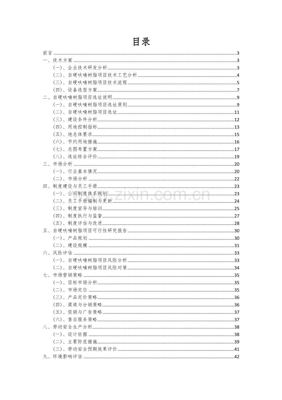 自硬呋喃树脂项目可行性研究报告.docx_第2页