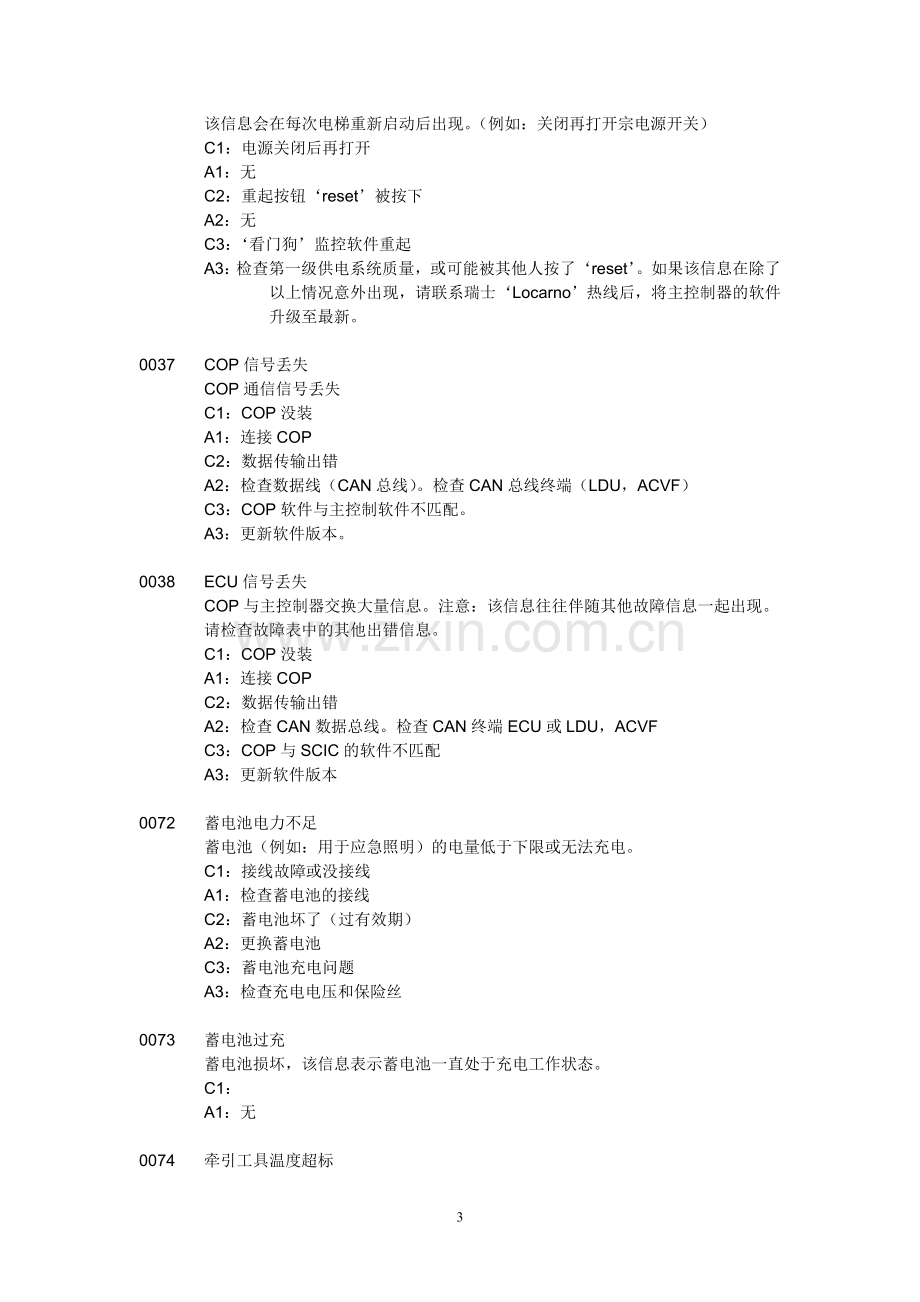 迅达电梯3300故障代码.doc_第3页