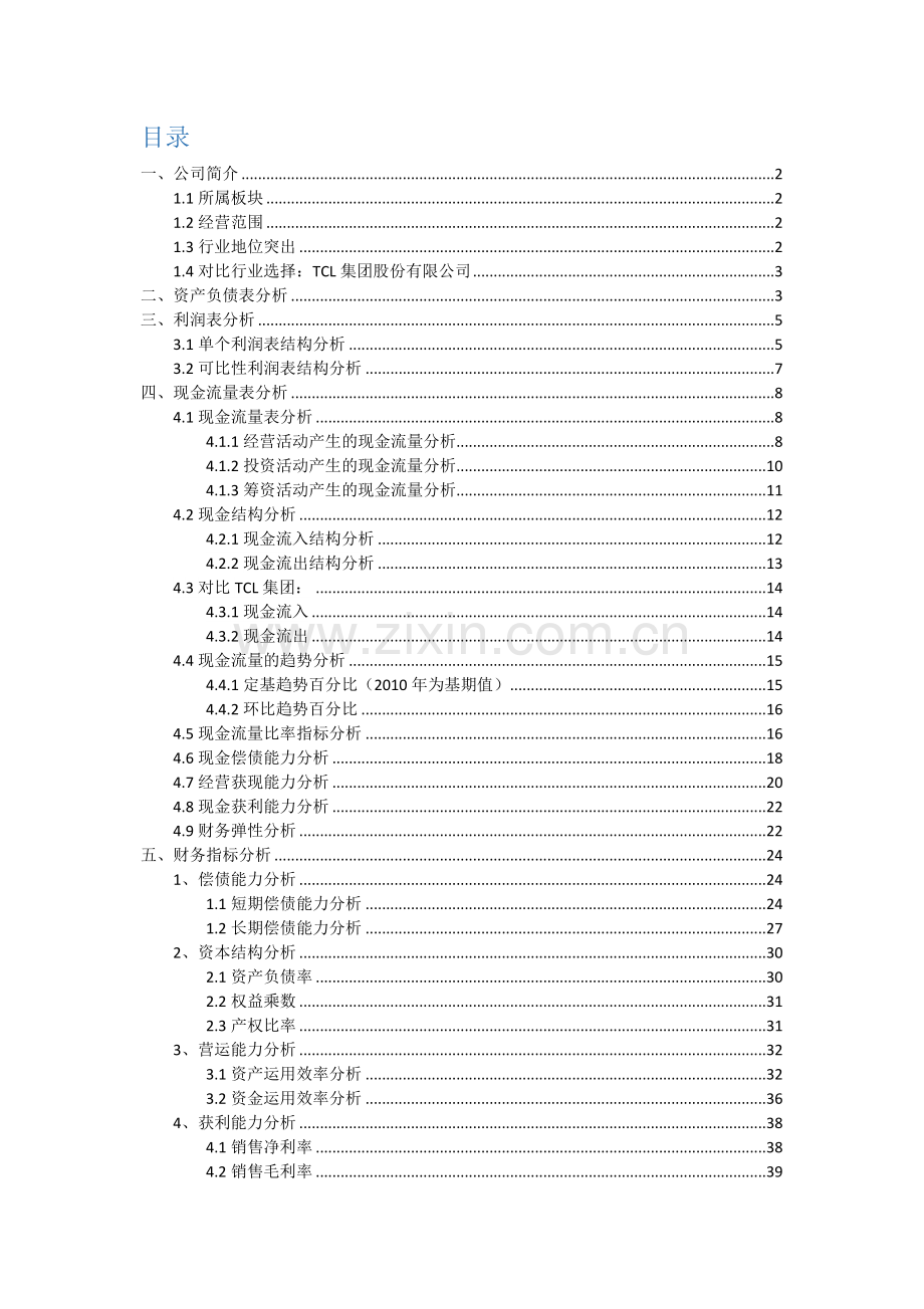 某电子股份有限公司财务分析报告( 70页).docx_第3页