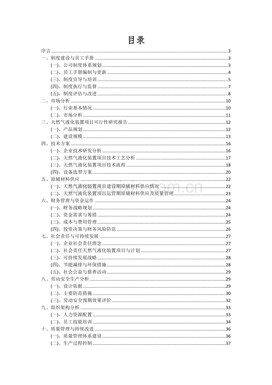 天然气液化装置项目可行性研究报告.docx_第2页