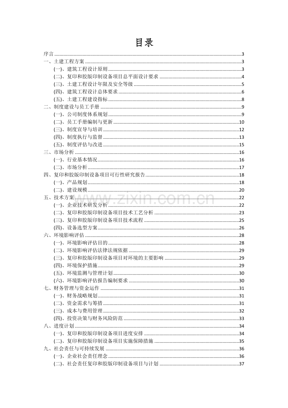 复印和胶版印制设备项目可行性分析报告.docx_第2页