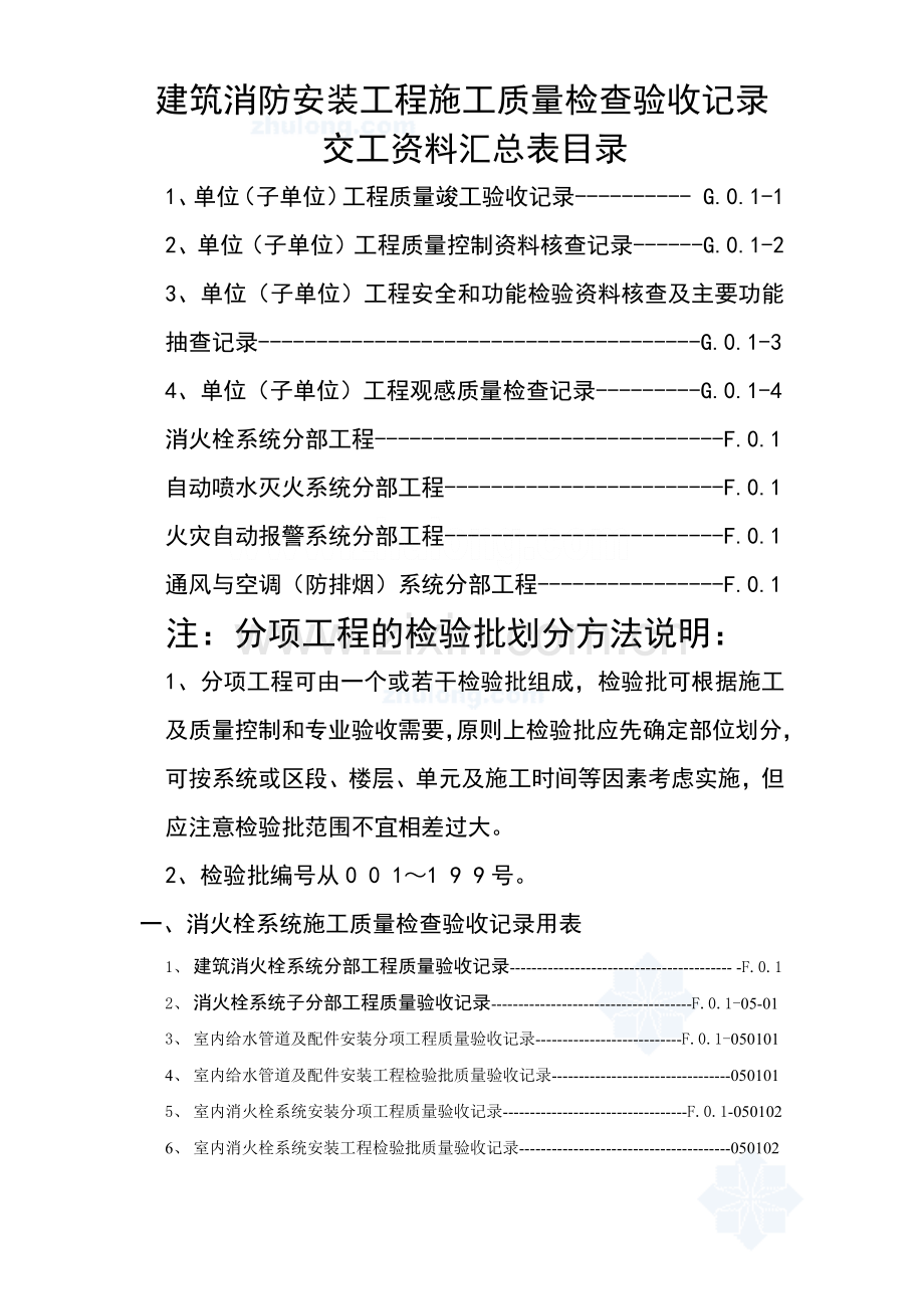 建筑消防安装工程施工质量检查验收记录交工资料表格_se.docx_第2页