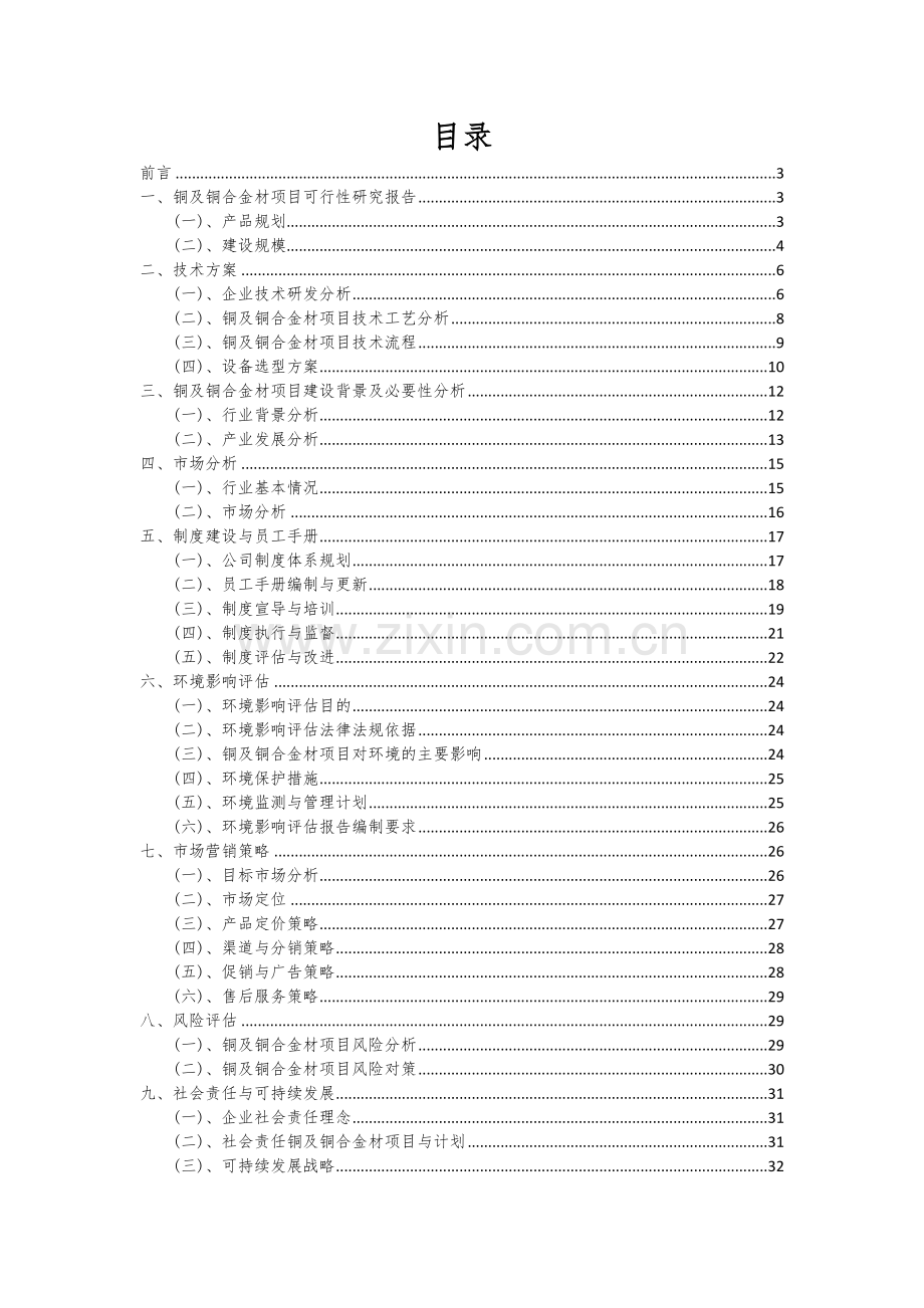 铜及铜合金材项目可行性分析报告.docx_第2页