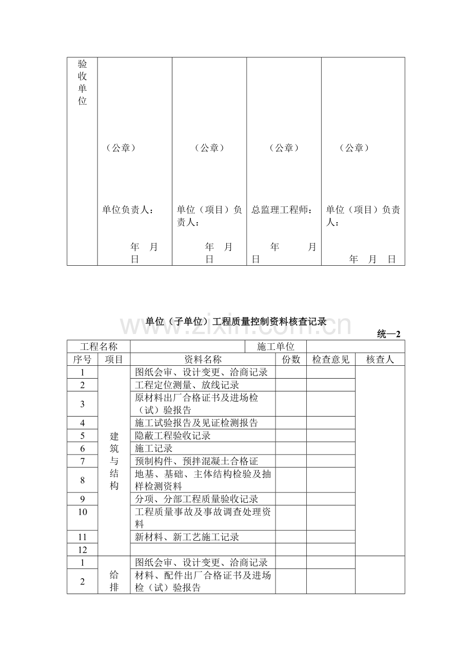 单位工程质量竣工验收记录表(doc 8页).docx_第2页