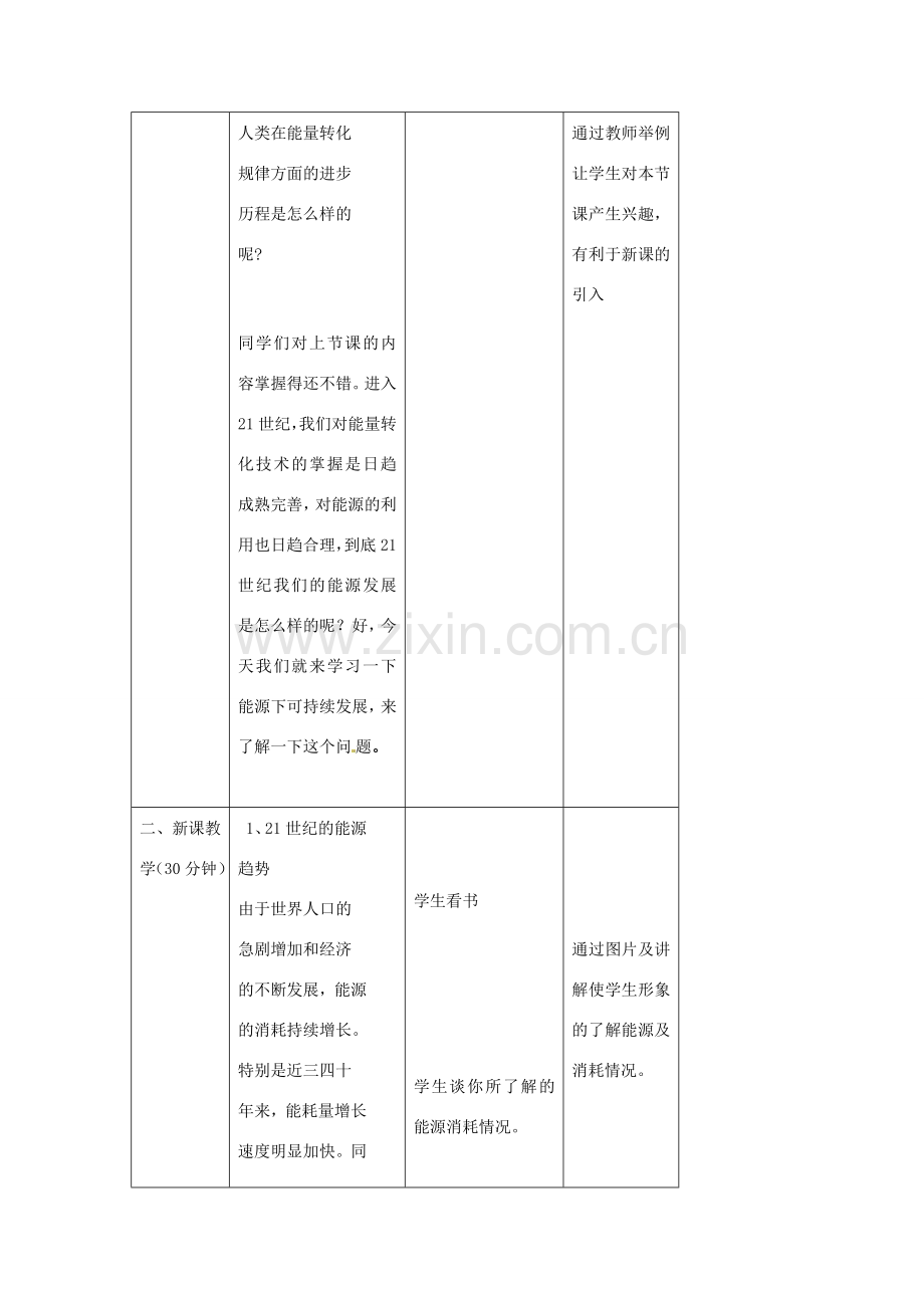 九年级物理下学期素材大全 能源与可持续发展教案 苏科版 .doc_第3页