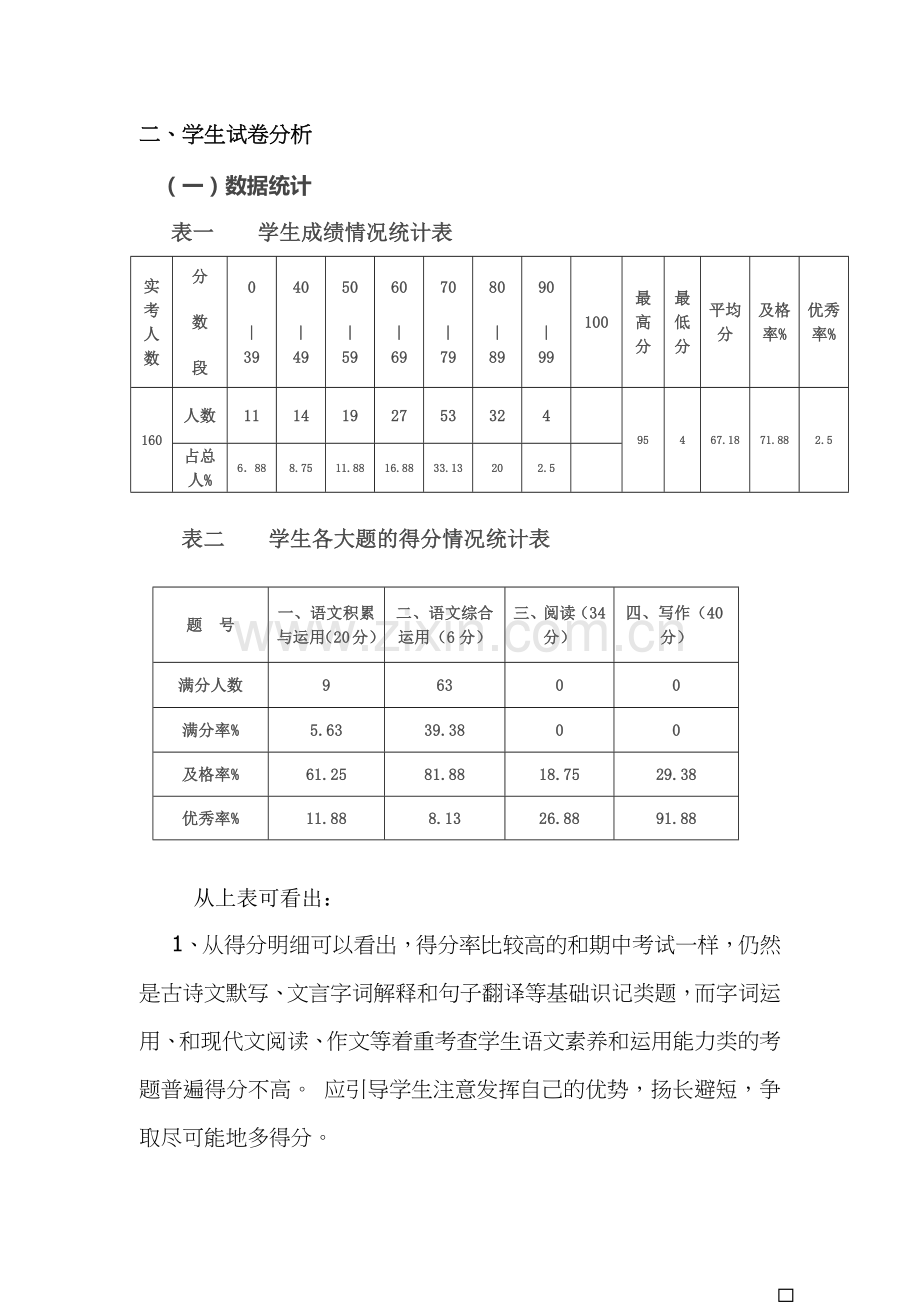 七年级语文质量分析.docx_第2页