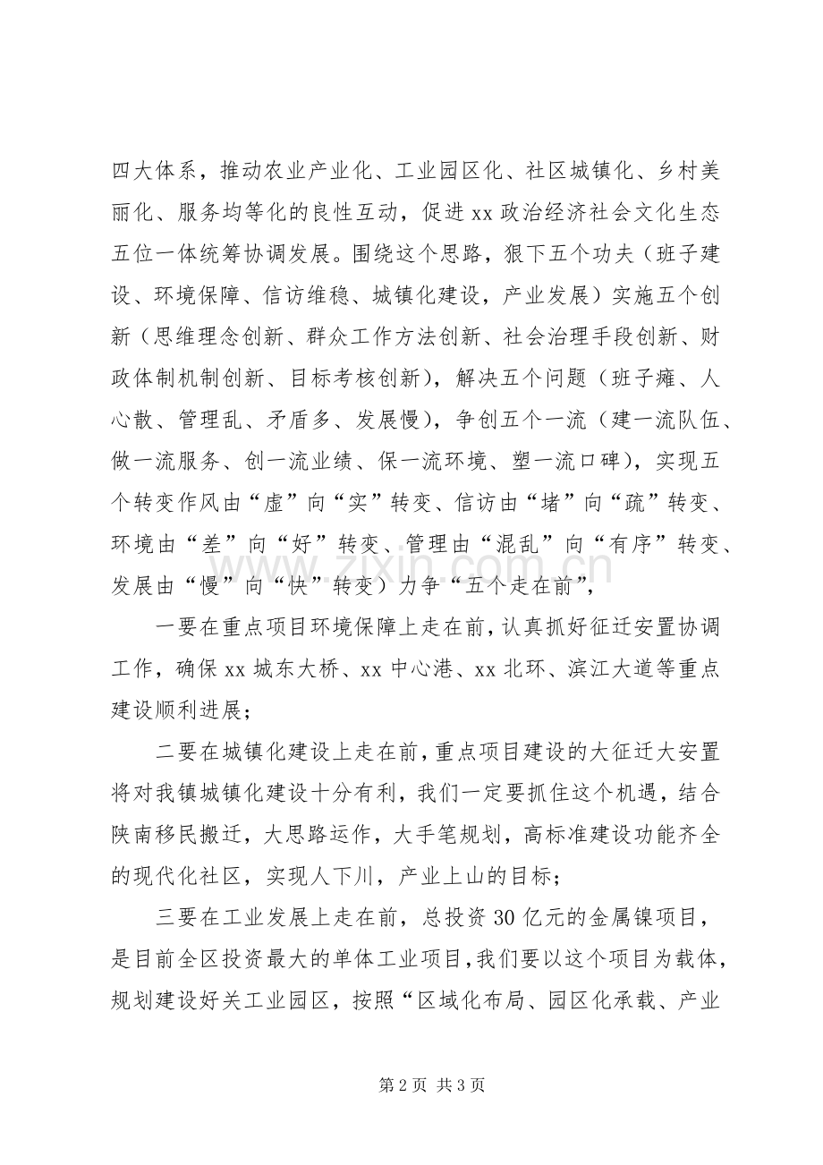 在全镇社会各界人士座谈会上的讲话发言.docx_第2页