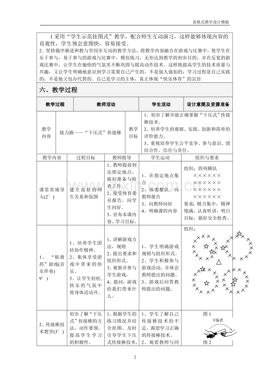 尚志中学孙瑞庚(表格式教学设计方案)[1].doc_第2页