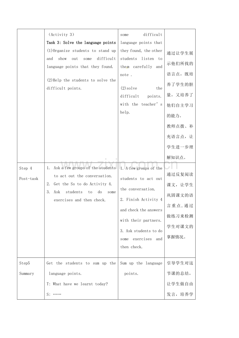 广东省惠东县教育教学研究室八年级英语下册 Module 10 Unit 1 I hope that you can join us one day教案 （新版）外研版.doc_第3页